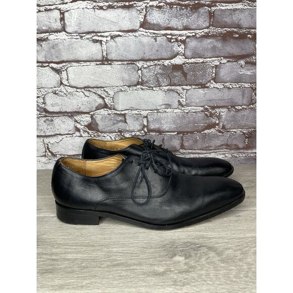 Mercanti Fiorentini Black Leather Derby Lace Up Dress Shoes Men’s Sz 10M US/43EU